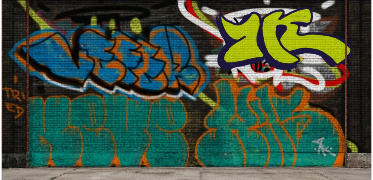 Digital graffiti by Wils1 on Wall 4