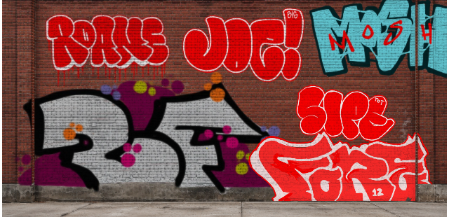 Digital graffiti by Fore12 on Wall 4
