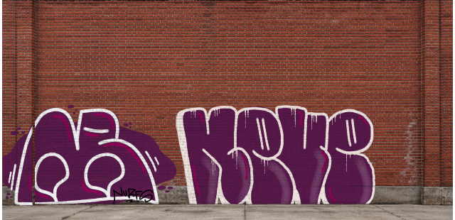 Digital graffiti by NEVE on Wall 4