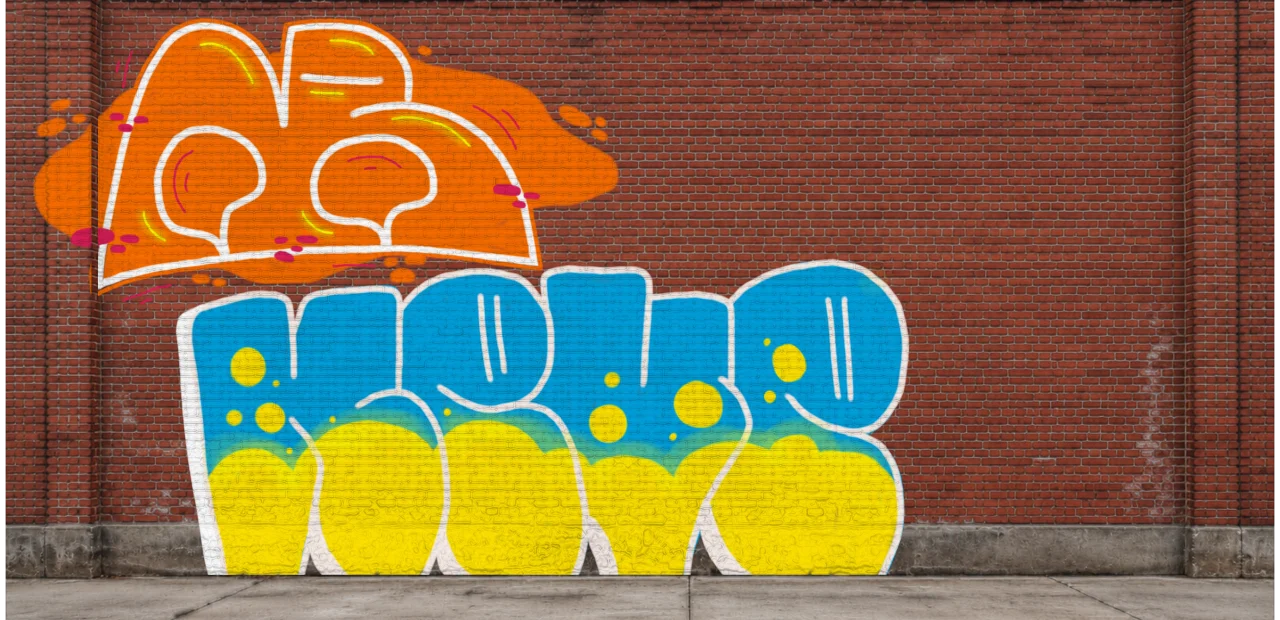 Digital graffiti by nurfs on Wall 4