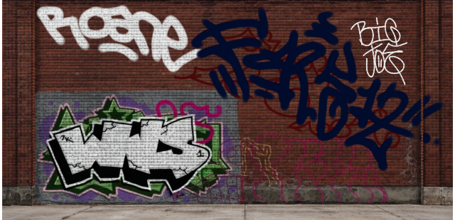Digital graffiti by Fore12 on Wall 4