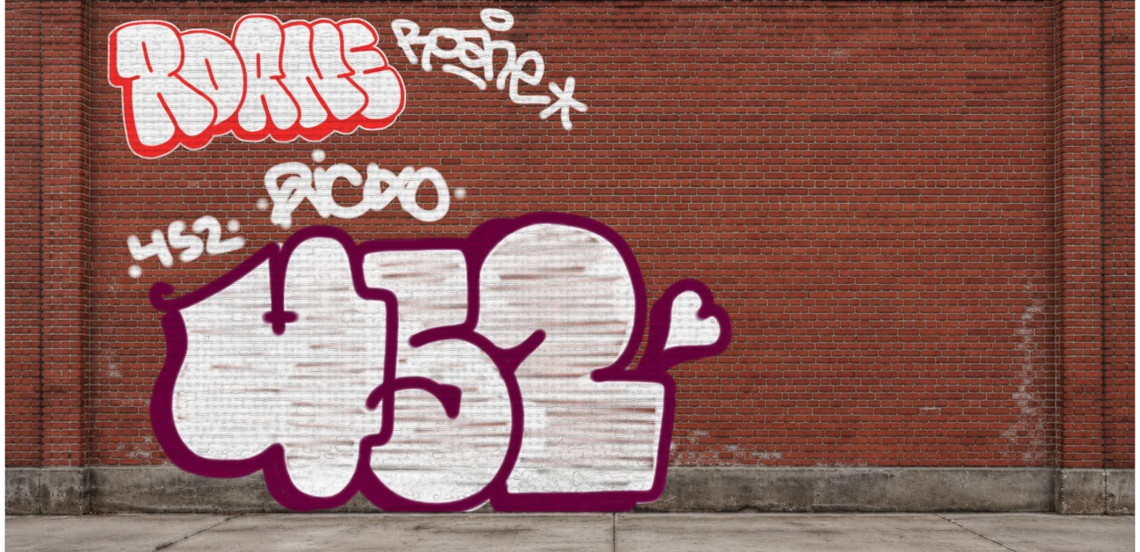 Digital graffiti by Roane on Wall 4