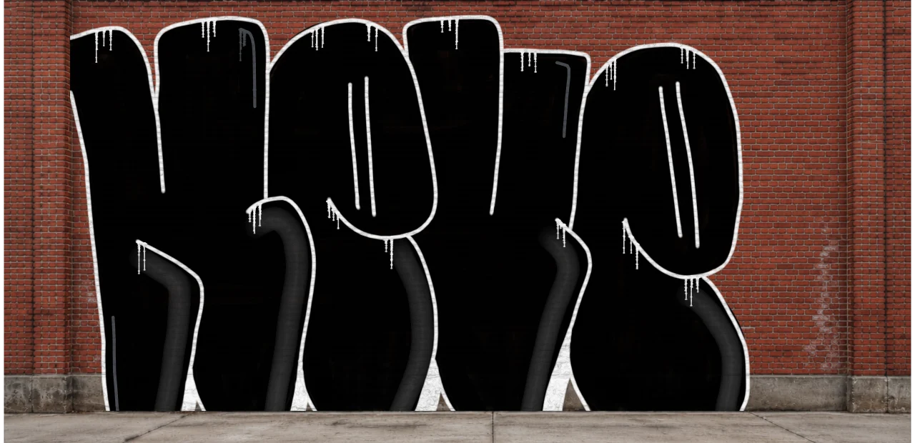 Digital graffiti by NEVE on Wall 4