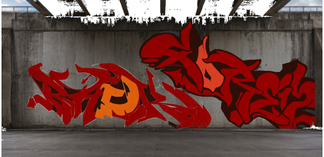 Digital graffiti by Fore12 on High Wall