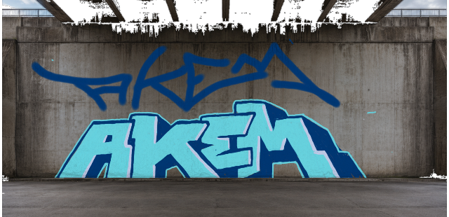 Digital graffiti by Fore12 on High Wall