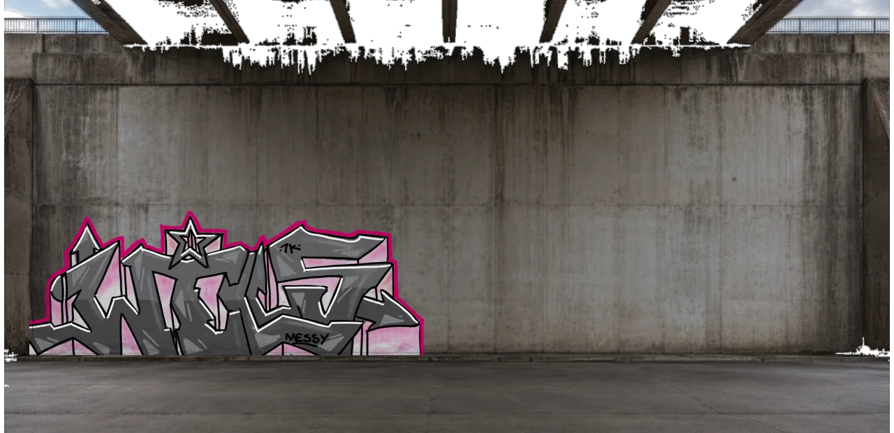 Digital graffiti by Wils1 on High Wall