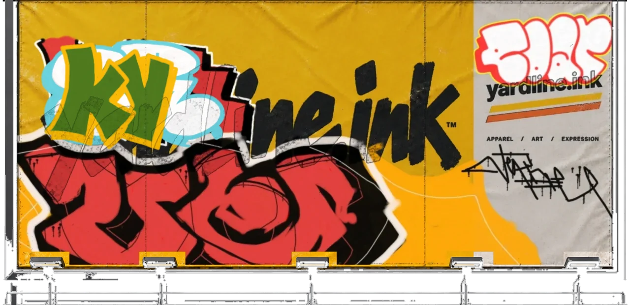Digital graffiti by kyn on Yardline Billboard