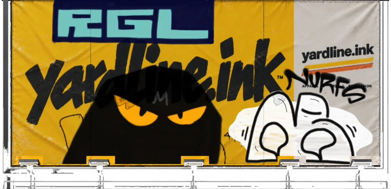 Digital graffiti by nurfs on Yardline Billboard