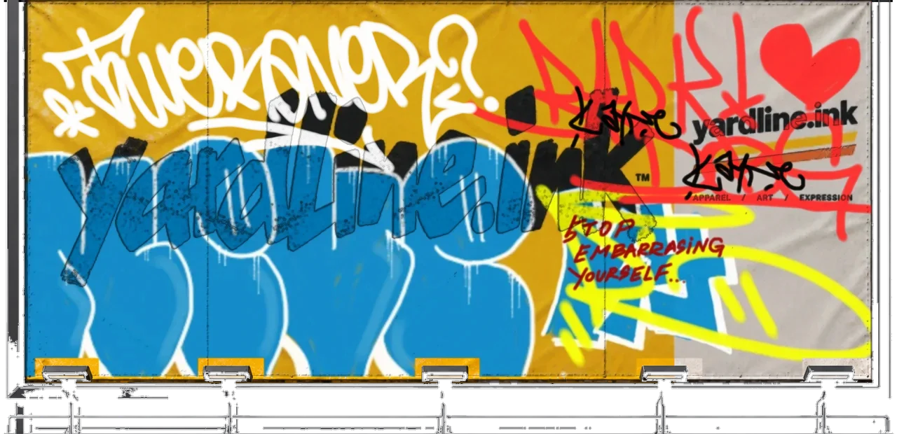 Digital graffiti by twer_one on Yardline Billboard
