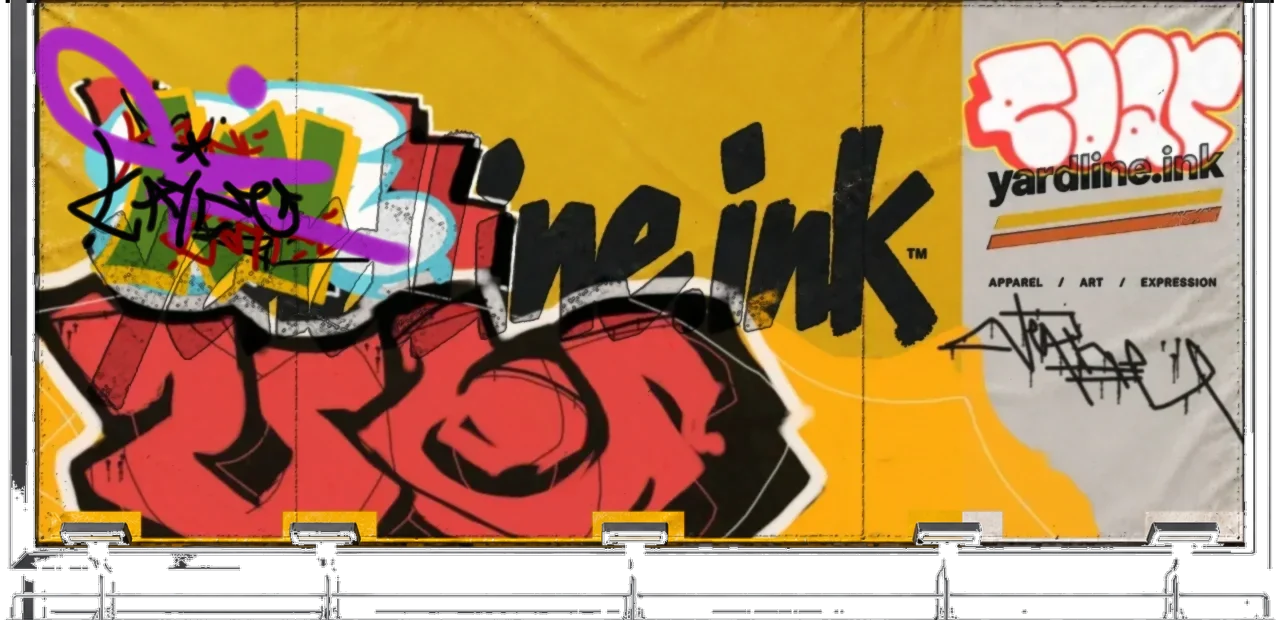 Digital graffiti by kyn on Yardline Billboard