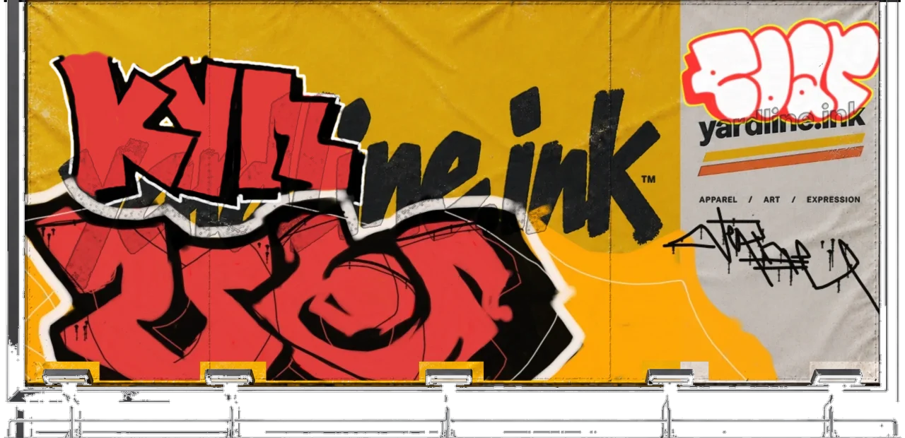 Digital graffiti by kyn on Yardline Billboard