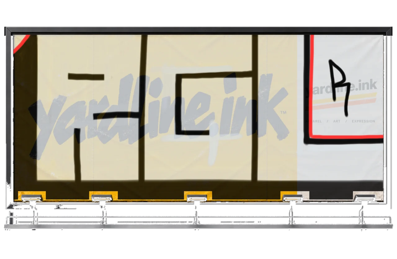 Digital graffiti by RGL on Yardline Billboard