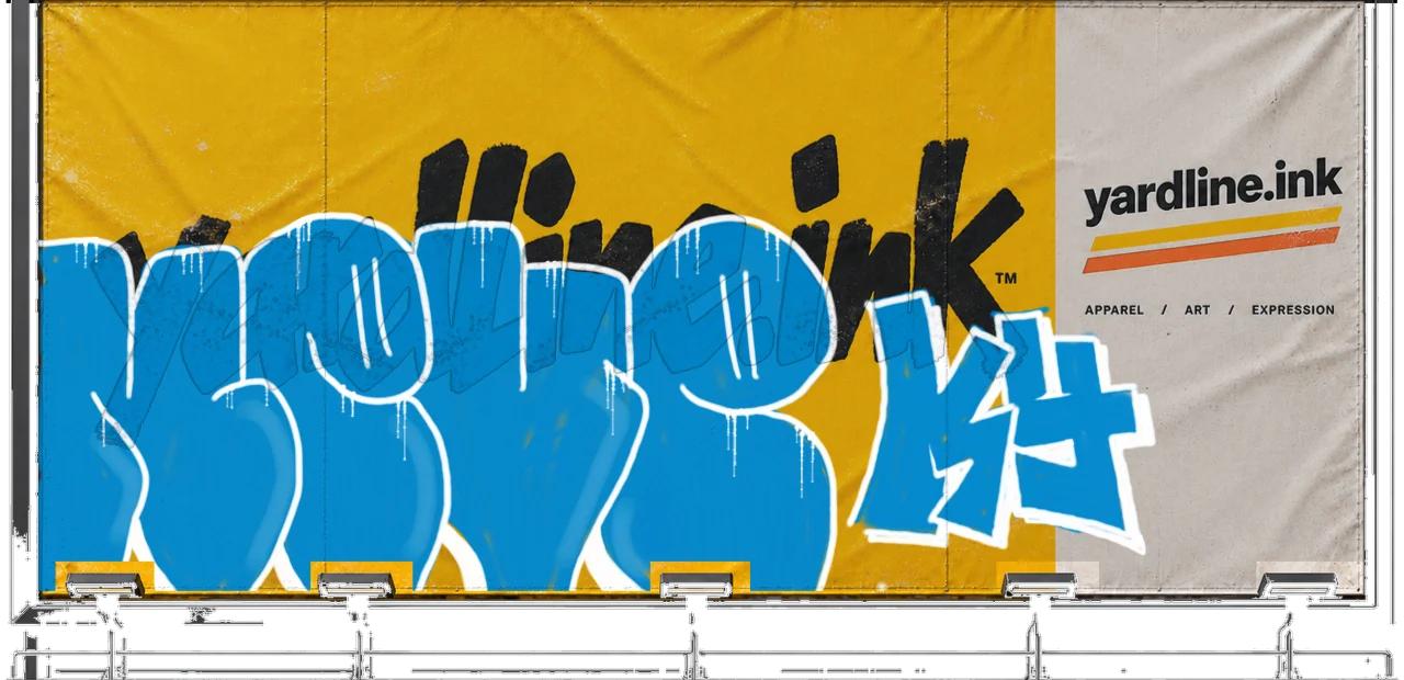Digital graffiti by kyn on Yardline Billboard