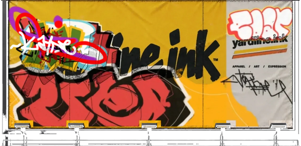 Digital graffiti by kyn on Yardline Billboard