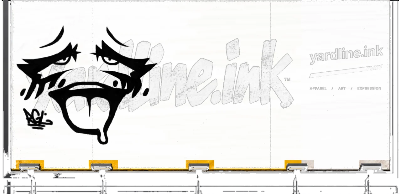 Digital graffiti by RGL on Yardline Billboard