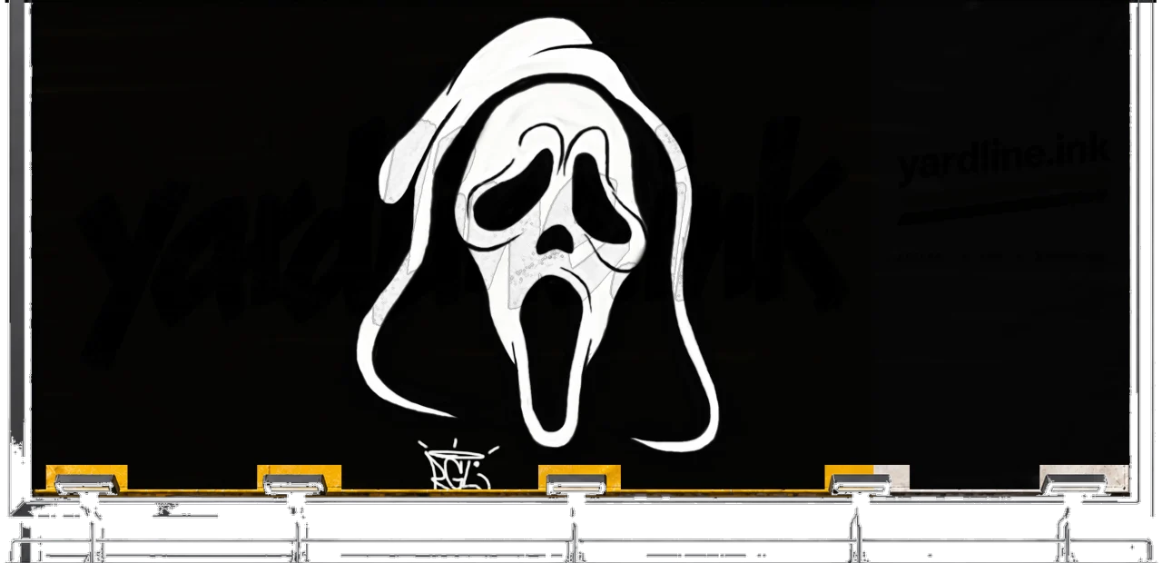 Digital graffiti by RGL on Yardline Billboard