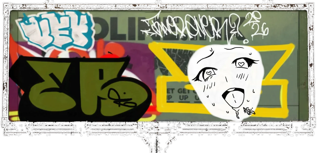 Digital graffiti by RGL on Yardline Billboard V2