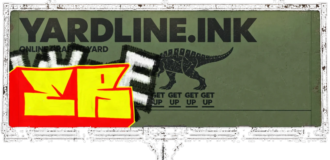 Digital graffiti by RGL on Yardline Billboard V2