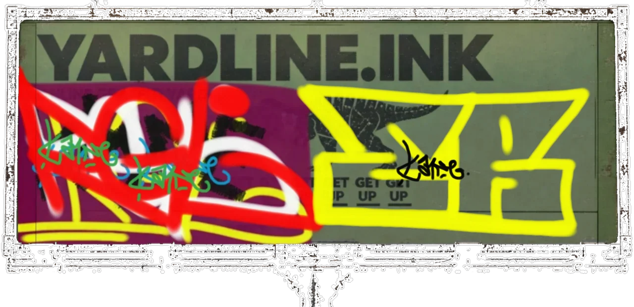 Digital graffiti by kyn on Yardline Billboard V2