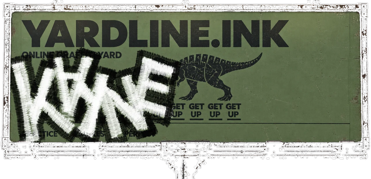 Digital graffiti by kyn on Yardline Billboard V2