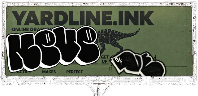 Digital graffiti by NEVE on Yardline Billboard V2