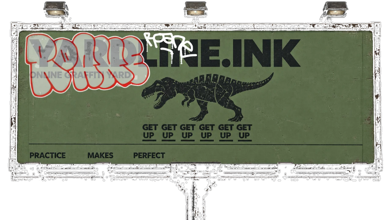 Digital graffiti by Roane on Yardline Billboard V2