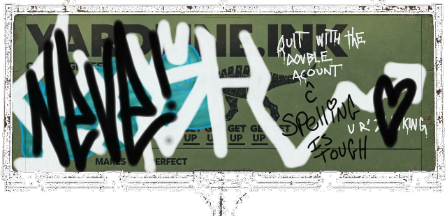 Digital graffiti by NEVE on Yardline Billboard V2
