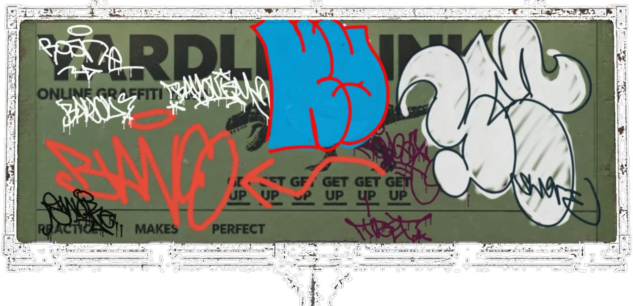 Digital graffiti by kayne on Yardline Billboard V2