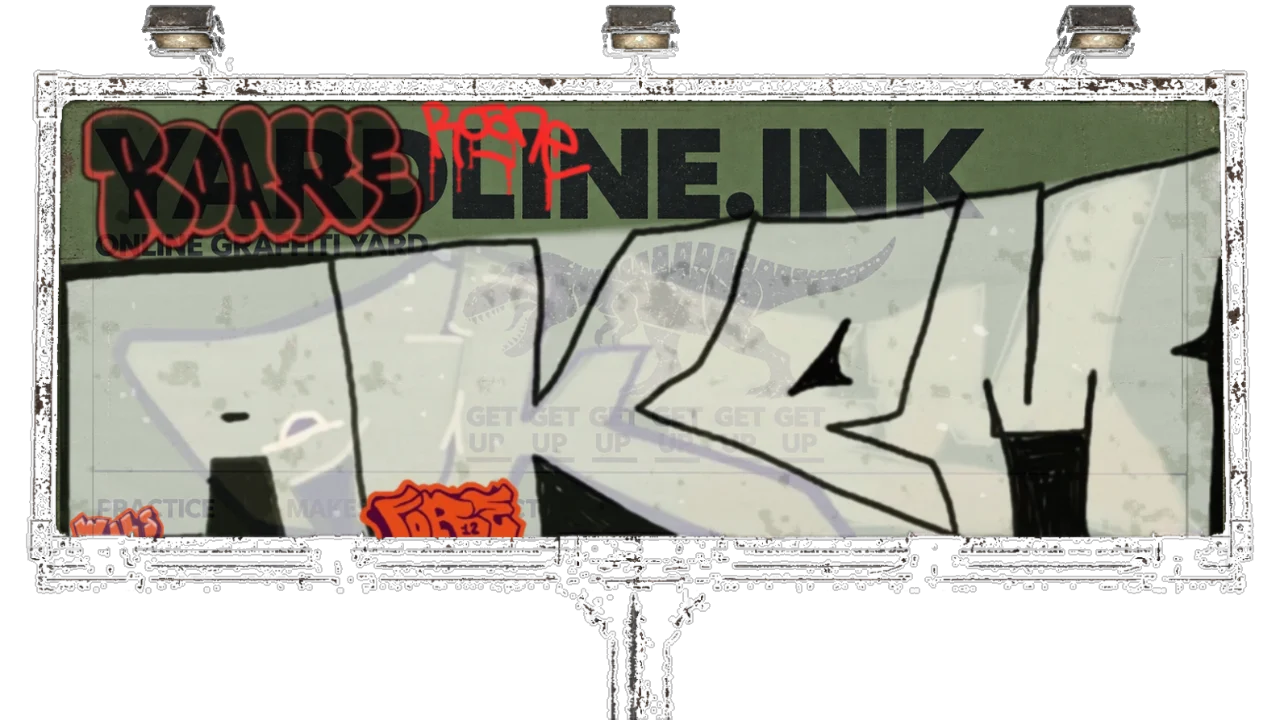 Digital graffiti by Wils1 on Yardline Billboard V2