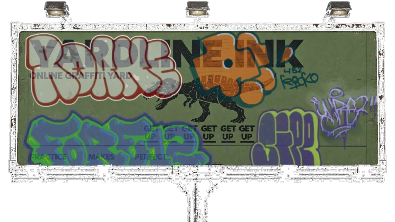 Digital graffiti by GovnoRicko on Yardline Billboard V2