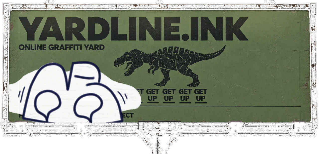 Digital graffiti by nurfs on Yardline Billboard V2