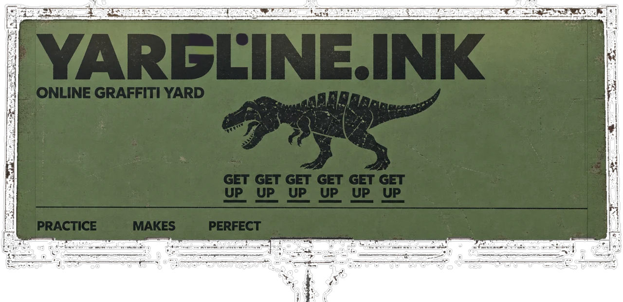 Digital graffiti by RGL on Yardline Billboard V2