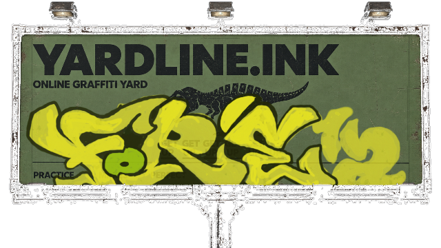 Digital graffiti by Fore12 on Yardline Billboard V2