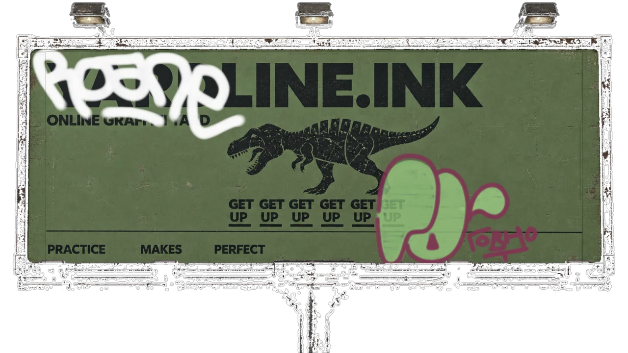 Digital graffiti by GovnoRicko on Yardline Billboard V2