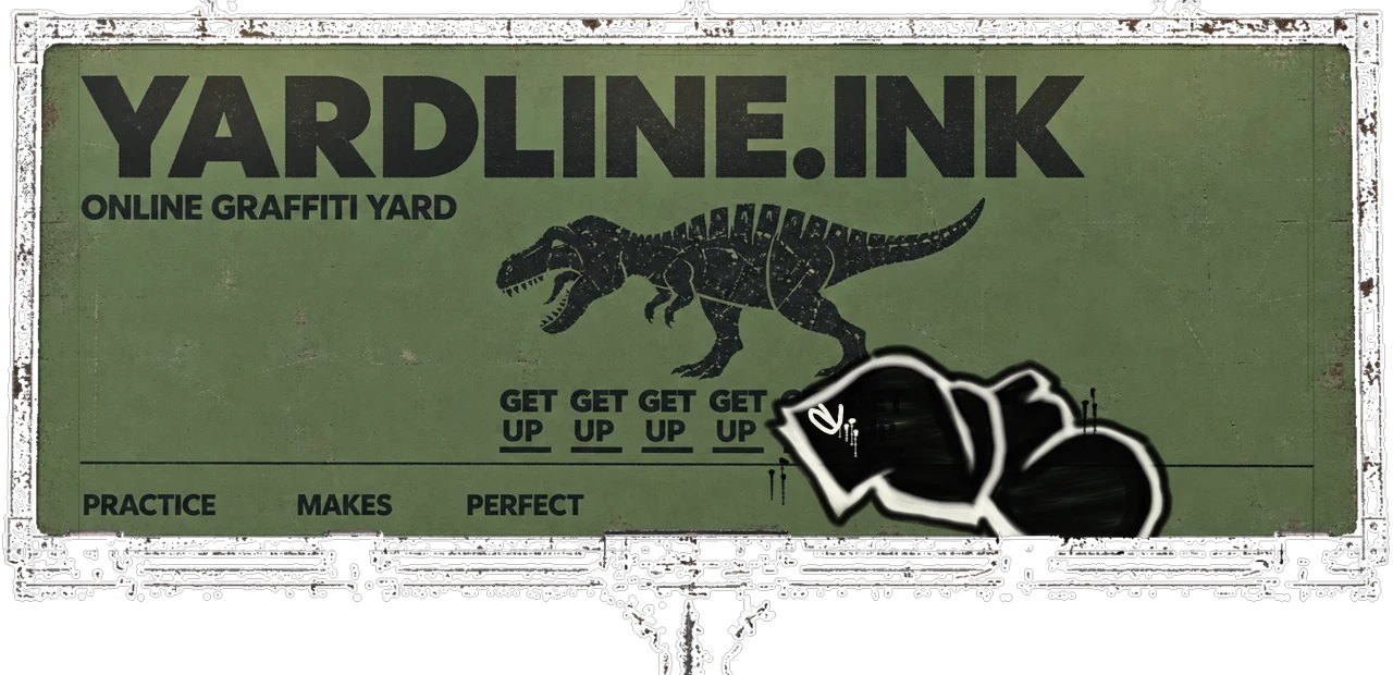 Digital graffiti by Verfer on Yardline Billboard V2